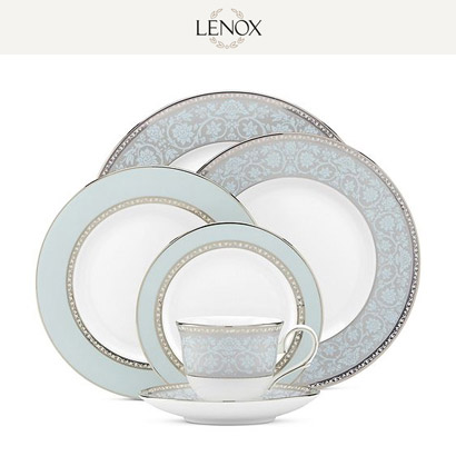 [해외][Lenox] 레녹스 Westmore 4인용 20pc 세트 대/중/소접시,컵/컵받침 (각 4pc) 관세포함/무료배송