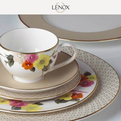 [해외][Lenox] 레녹스 Kate spade new york Waverly Pond 5 Piece Place Setting (4인용/20pc)