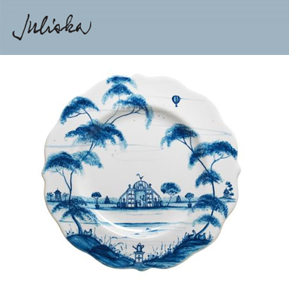 Juliska 컨트리 이스테이트 Country Estate Dessert/Salad Plate - Delft Blue (4pc) 9 in (23cm) 관부가세 포함