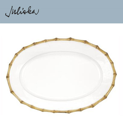 Juliska 뱀부 Bamboo Platter 16 in (1pc) 41*27cm 관부가세 포함