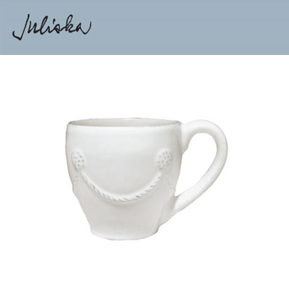 Juliska 베리 앤 스레드 Berry &amp; Thread Demitasse Cup - Whitewash (1pc) 3 oz (0.1 L) 관부가세 포함