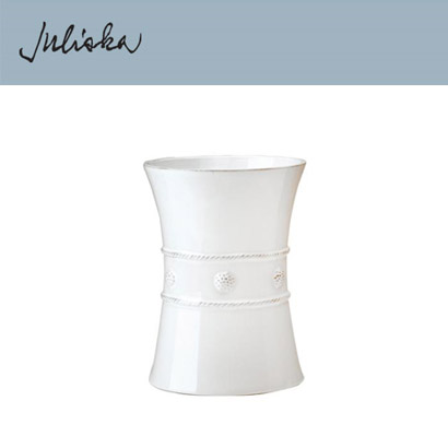 Juliska 베리 앤 스레드 Berry &amp; Thread Utensil Crock - Whitewash (1pc) 1.5 Qt 관부가세 포함