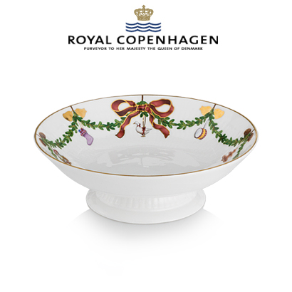 [해외] 로얄코펜하겐 Star Fluted Christmas Bowl On Foot(17.8cm)