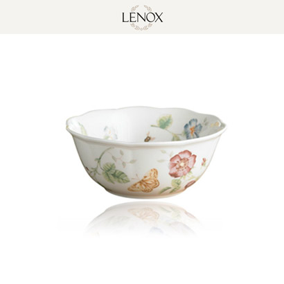 [해외][Lenox] Butterfly Meadow All-Purpose Large Bowl (면기)4pcs