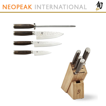 Shun 슌 Premier 5-Piece Knife Block Set 관부가세 포함