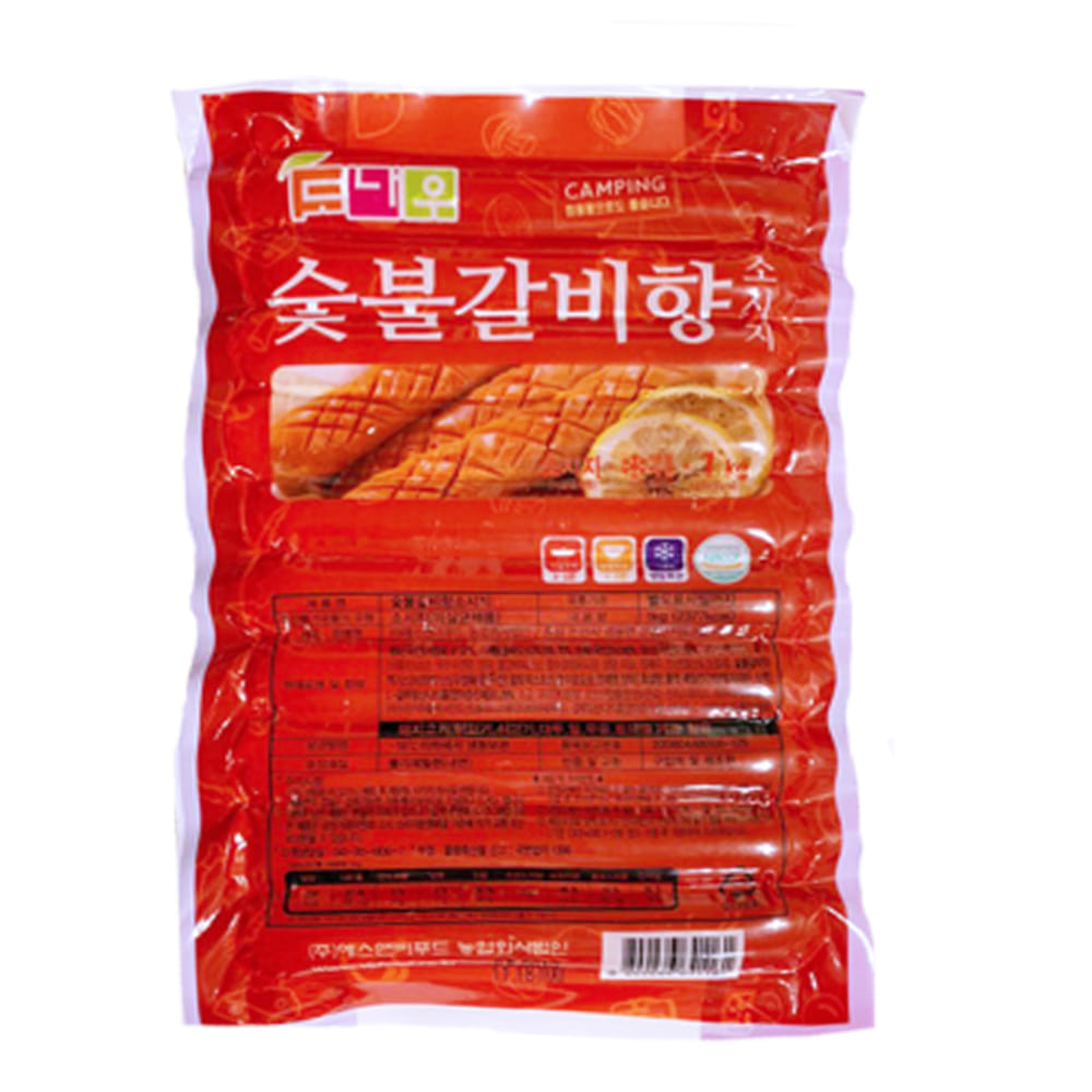 숯불갈비향 불갈비 소시지 1kg(100gX10개) 소세지