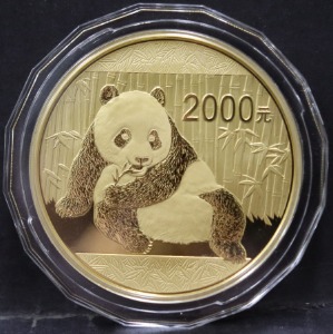 중국 2015년 팬더 5oz 금화