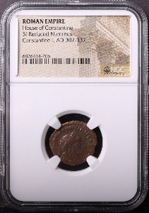 로마 307~337년 황제 콘스탄티우스 1세 (Constantius Ⅰ) 동화 NGC 인증