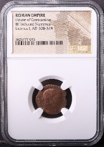 로마 308~324년 황제 리키니우스 1세 (Licinus Ⅰ) 동화 NGC 인증