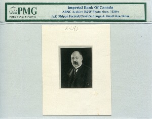 캐나다 1930년대 Imperial Bank of Canada - $10 지폐 속 인물 A.E. Phipps 도안 PMG 인증