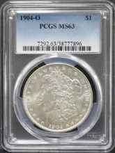 미국 1904년 1$ 모건 달러 미사용 은화 PCGS 63등급