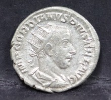 로마 238~249년 황제 고르디아누스 3세 (Marcus Antonius Gordianus Pius) 데나리온 은화