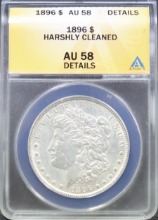 미국 1896년 1$ 모건 달러 은화 ANACS 58등급