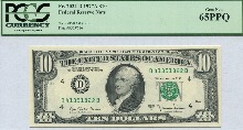 미국 1977A년 10$ 10달러 PCGS 65등급