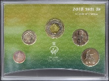 한국 2018년 조폐공사 발행 개의해 현용주화 민트 세트