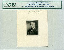 캐나다 1930년대 Imperial Bank of Canada - $10 지폐 속 인물 Frank A. Rolph 도안 PMG 인증