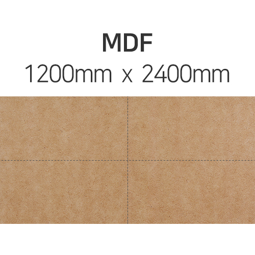 [절단판매] MDF(두께선택) 1200mm x 2400mm몰딩닷컴