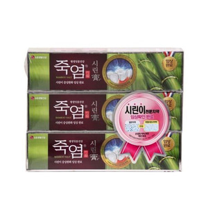 LG 죽염시린고치약3개X120g