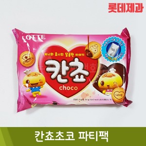 롯데 칸쵸초코파티팩 (216g) 4봉입