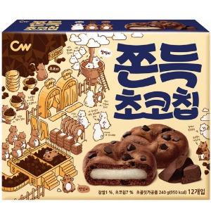 청우 쫀득초코칩 240g (12개입)