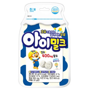 ★장기품절★ 해태 뽀롱뽀롱뽀로로아이밀크30g