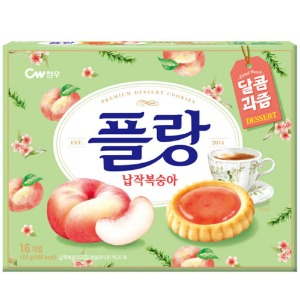 청우 플랑납작복숭아(16개입)160g