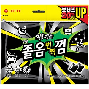 롯데 졸음번쩍껌리필트윈팩105g