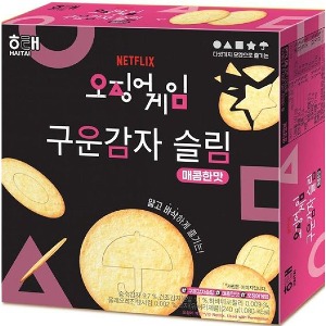 해태 오징어게임구운감자슬림매콤한맛240g(20g*12봉입)★시즌한정