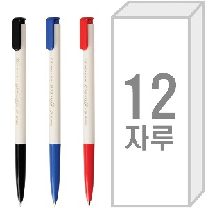 자바 e오피스볼펜0.7mm(유성/1갑/12자루)