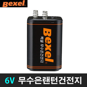 벡셀Bexel무수은망간건전지랜턴건전지6V4FM1개