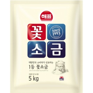 ★장기품절★해표 꽃소금(5kg)