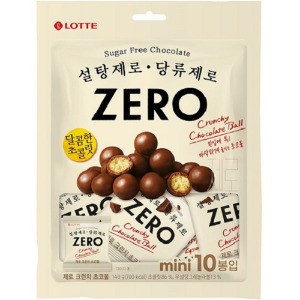 롯데 제로크런치초코볼mini 140g (14g*10봉)