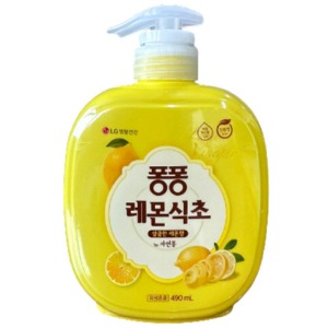 LG생활건강 퐁퐁레몬식초용기(490ml)