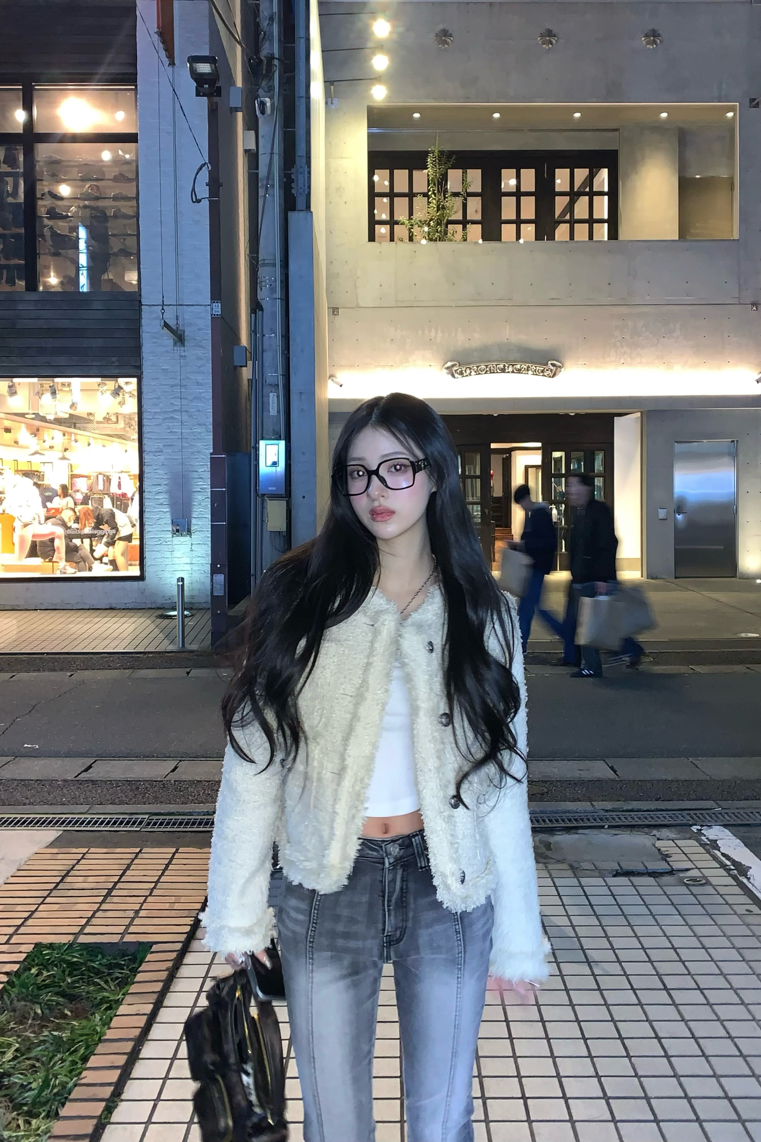 Antique Crop Tweed Jacket - KHAKIPOINT