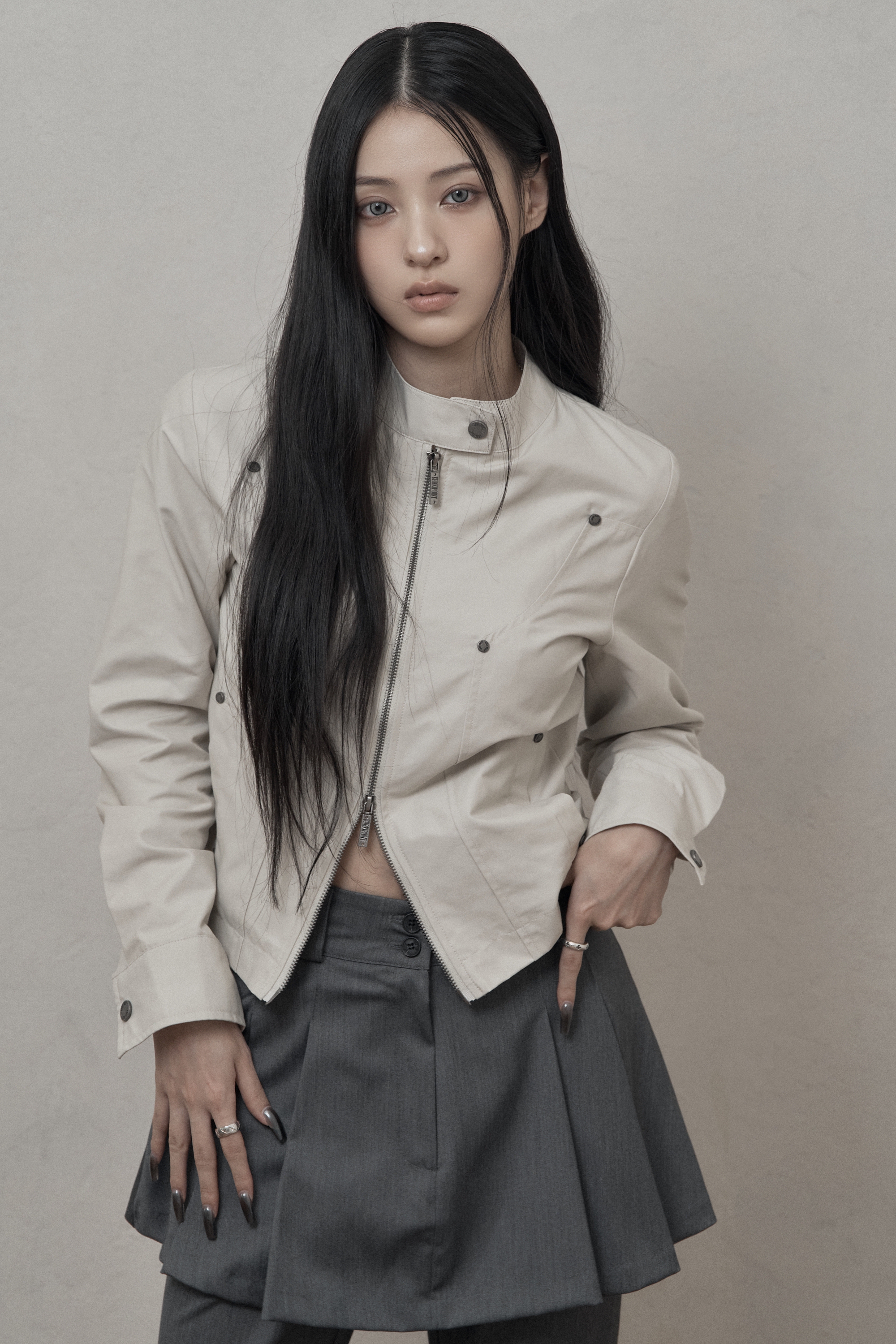 Skirt Layered Bootcut Pants - KHAKIPOINT