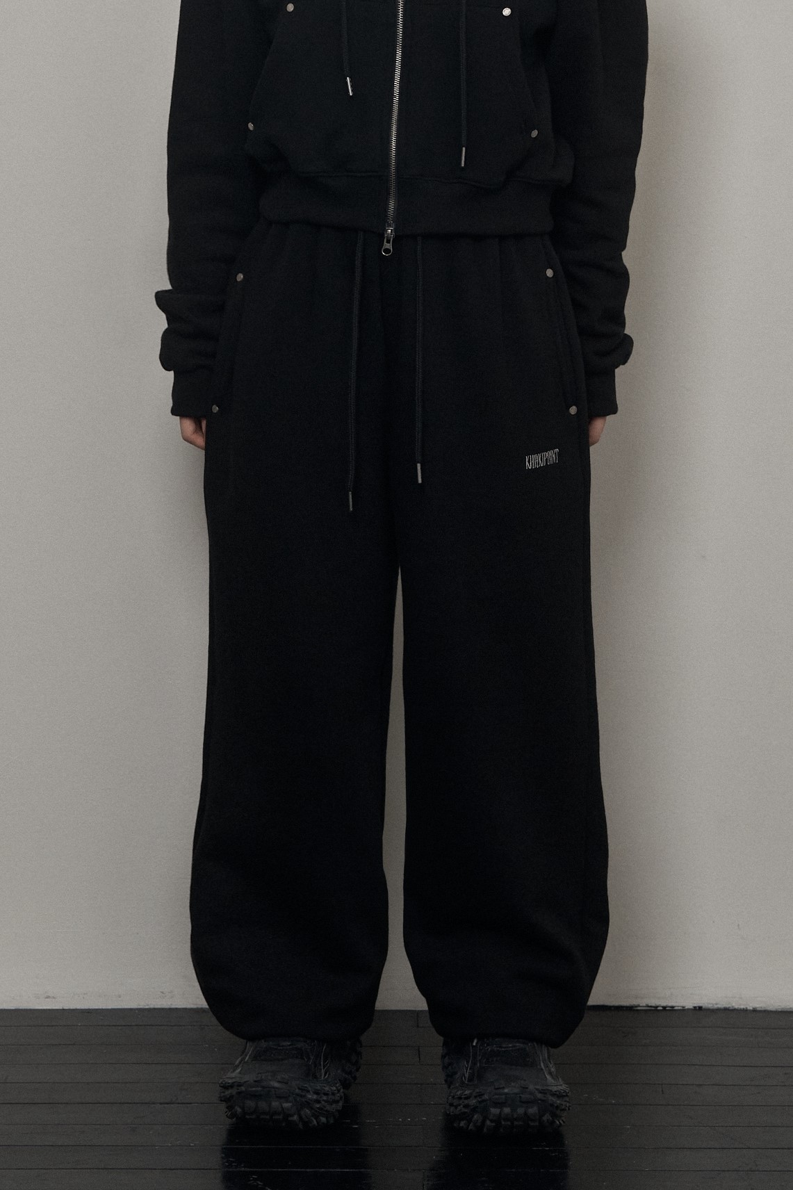 送料/関税込 ●KHAKIPOINT● Basic Knit Pants 카키포인트(KHAKIPOINT) Basic Knit Pants (gray) - 사이즈