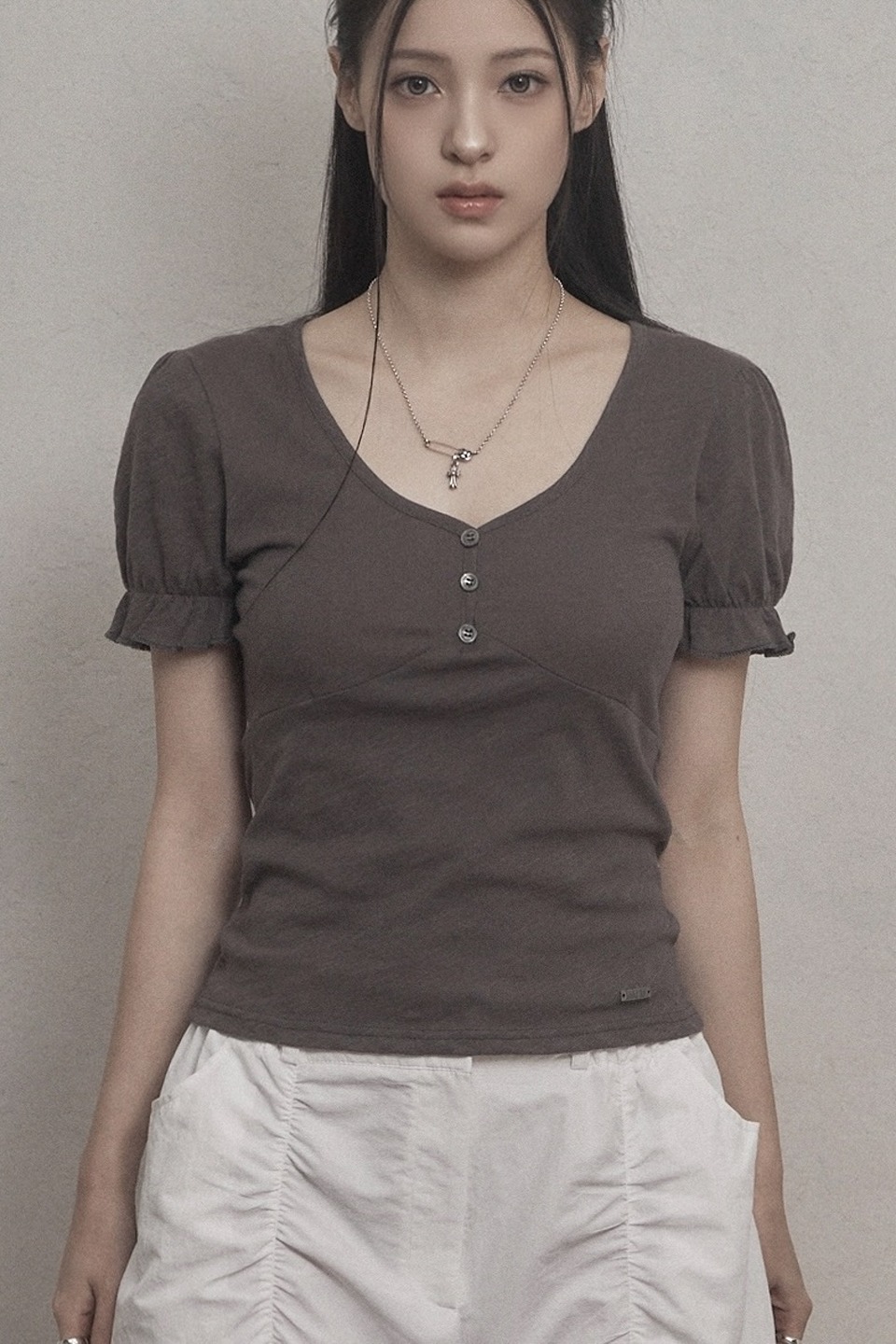 Puff Slub T-shirt - KHAKIPOINT