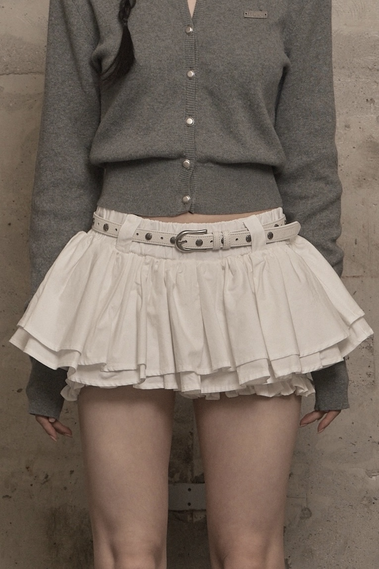 Cancan Skirt Pants (ivory) - KHAKIPOINT