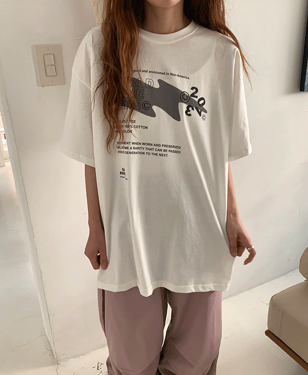 월드 반팔 티셔츠 (3color)