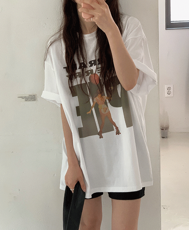 체리 반팔 티셔츠 (2color)