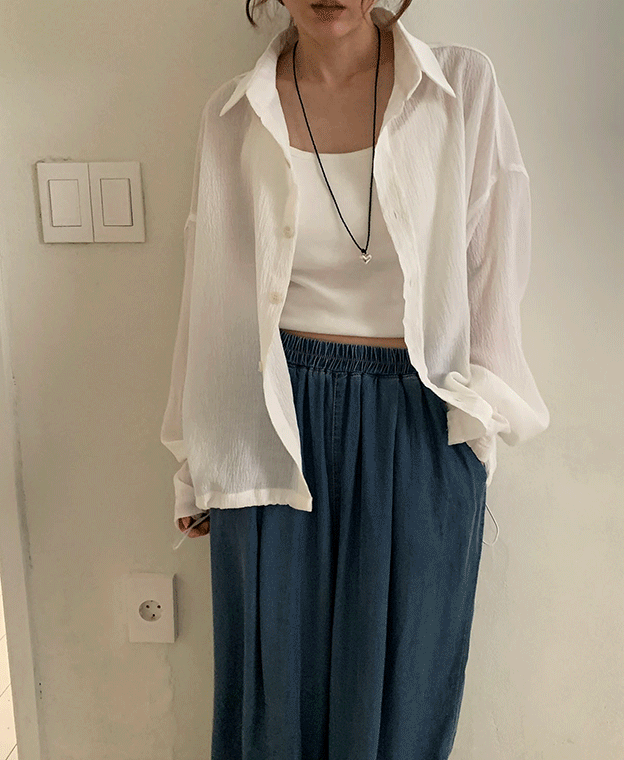 썸머 루즈 셔츠 자켓 (2color)