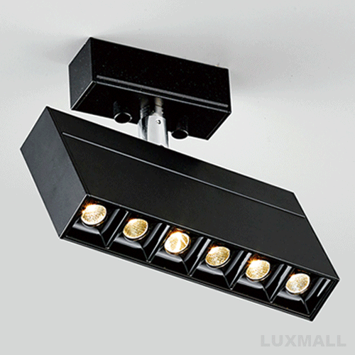 LED 10W 마그너 6구 자유봉 직부 155형 화이트,블랙