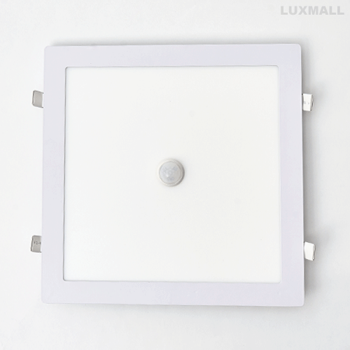 LED 24W 로로슬림 사각 센서등 매입등 (280*280).