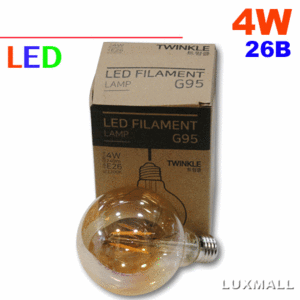 (OEM) LED 에디슨 볼구 4W G95 26베이스