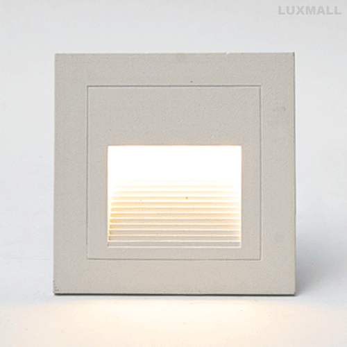 LED 3W 외부 키트 정사각 발목 매입등 (65x65) 3color.