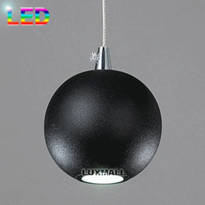 LED 3W 뽈 펜던트 흑색,백색 80파이