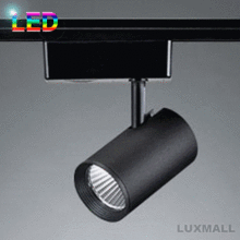 LED COB 10W 피크 스포트 레일형 소 화이트, 블랙