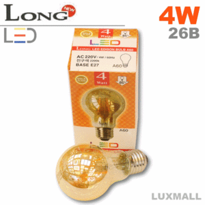 (코스모스) LONG LED 에디슨전구 4W 백열 일반형 A60 26베이스