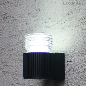 LED 3W 미니골 외부 벽등 블랙