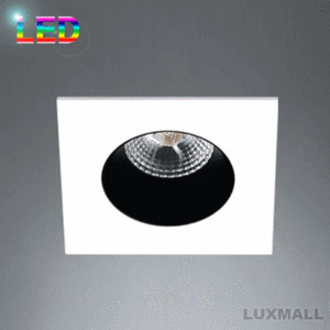 LED COB 10W 픽처스 방습 매입등 75파이 원형, 사각
